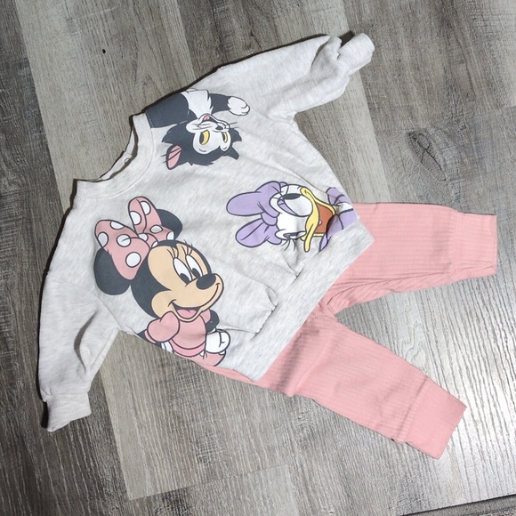 Disney Other - Disney Baby Sweatshirt Outfit Size 3-6 Months